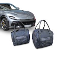 Maletas de cuero Ferrari Purosangue a medida (para los asientos traseros)