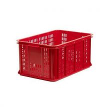 Nopla - Säilytyslaatikko new york 55 l punainen rei’itetty 600 x 400