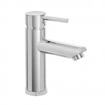 Miscelatore lavabo inox cromato lucido con piletta click-clack York