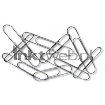 Kangaro Paperclips vernikkeld 30 mm zilver