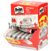 Pritt Compact correctieroller Flex 4,2mm 16 stuks wit