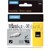 Dymo S0718280 zwart op wit breedte 9 mm