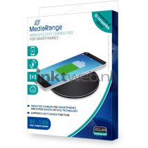 MediaRange Draadloze snellaadpad voor smartphones zwart