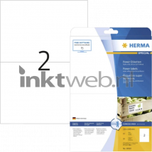 Herma 10910 Permanente Papieretiket 210 x 148mm wit