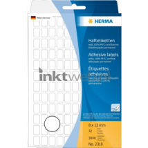 Herma 2310 Permanente papieretiket 8 x 12 mm wit