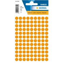 Herma 1844 Stickers rond 8mm (540stuks) oranje