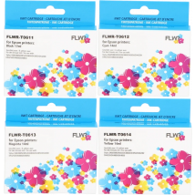 FLWR Epson T0615 multipack zwart en kleur