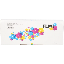 FLWR Dymo 11352 10-Pack 25 mm x 54 mm wit