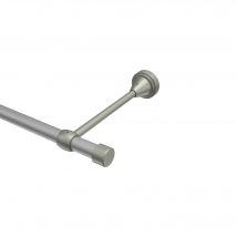 Gardinenstange Silbergrau / Chrom matt, Metall 16 mm Ø Primus Lucan