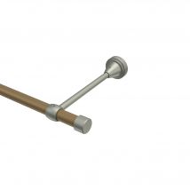 Vorhangstange Gold matt / Chrom matt, Metall 16 mm Ø Primus Lucan