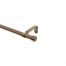 Gardinenstange Gold matt / Messing Antik, Metall 16 mm Ø Olymp Lucan