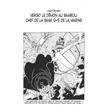 One Piece Chapitres C680 One Piece édition originale - Chapitre 680 : Vergo le démon au bambou, chef de la base G-5 de la Marine - Manga & Simultrad 