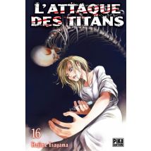 L'Attaque des Titans T.16 L'Attaque des Titans T16 - Manga & Simultrad Thriller / Polar - Publié par Pika - Sortie en 2015 - VF