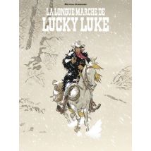 Lucky Luke par Matthieu Bonhomme T.3 Un Hommage à Lucky Luke par... - La longue marche de Lucky Luke - BD Western - Publié par Lucky Comics - Sortie 