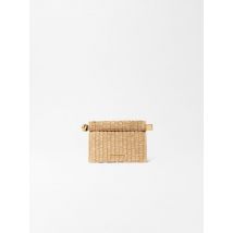 Jacquemus - The Small Rond Carré Clutch - Natural/Black