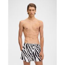 Jacquemus - The Puntini Swimsuit - Print Zebra Arty White Black - Size : 44