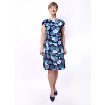 einfach Schön Kleid Angela blau