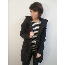 Khujo Damen Mantel Banele schwarz