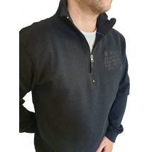 Kera Collection Pullover Troyer-Style schwarz