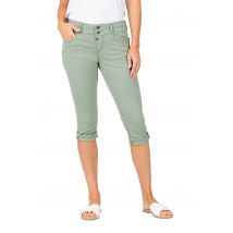 Timezone 3/4 Damenjeans Slim EnyaTZ tea green