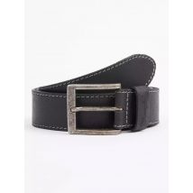 Wrangler Gürtel Stitched Leather Belt black