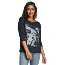 Cartoon Shirt lang 2203 black
