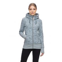 Ragwear Sweatjacke Neska Flowery Zip stone blue