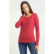 Ragwear Longsleeve Florah Long Organic weinrot