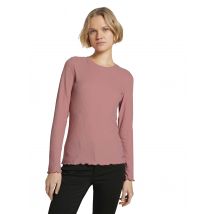 Tom Tailor Langarmshirt Ribbed rose