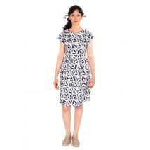 einfach Schön Kleid Birgit blau