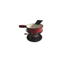 TABLE ET COOK Service à fondue 24 cm Rouge - Savoyard