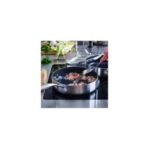 GREENPAN - Sauteuse Geneva en Céramique 24 cm + Couvercle en verre
