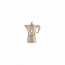 BIALETTI Cafetière italienne 6 tasses Sable du Désert - Moka Exclusive Octogonal