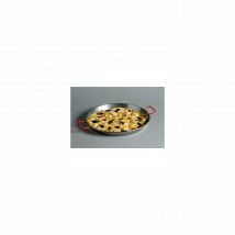 LA VALENCIANA Plat à paëlla Acier Poli 80 cm