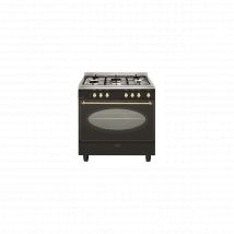 GLEM piano de cuisson rustique noir 80 cm GU850CER