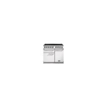 Cuisinière FALCON Semi Pro DELUXE 1000 Induction Blanc/Nickel brossé - F1000DXEIWH/N-EU