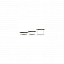 FOODSAVER Lot de 3 boîtes 0.7 L + 1.2 L + 1.8 L - Fraîcheur & Marinade