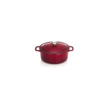 CHASSEUR Cocotte en fonte ronde 28 cm Wine - Sublime - PUC472821