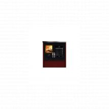 DEVILLE cuisinière bois Melisse 75 bordeaux 8 kW buches de 50 cm - C086AA03