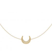 14kt Yellow Gold Plated Silver Midnight Necklace