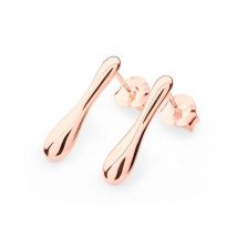 Drop Studs Rose Gold Plated