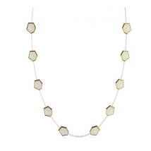 Gold & Mother Of Pearl Necklace