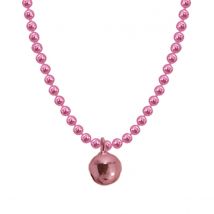 Allumette Bell Necklace - Baby Pink