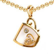 Gold & Diamond Teacup Secret Pendant | Chekotin Jewellery
