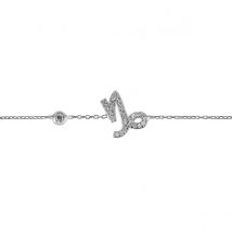 Capricorn Zodiac Bracelet Silver