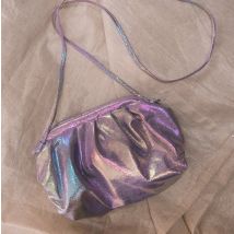 Melody Iridescent Cloud Bag | Purple