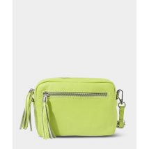 Women's Piccola Leather Tassel Mini Bag - Zesty Lime - by Joe Browns