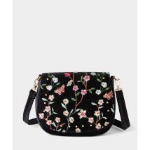 Women's Enchantment Velvet Cross Body Bag - by Joe Browns