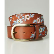 Stunning Embroidered Leather Belt