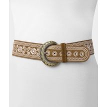 Joe Browns Into The Sands Embroidered Suede Belt (16/18), Size Large